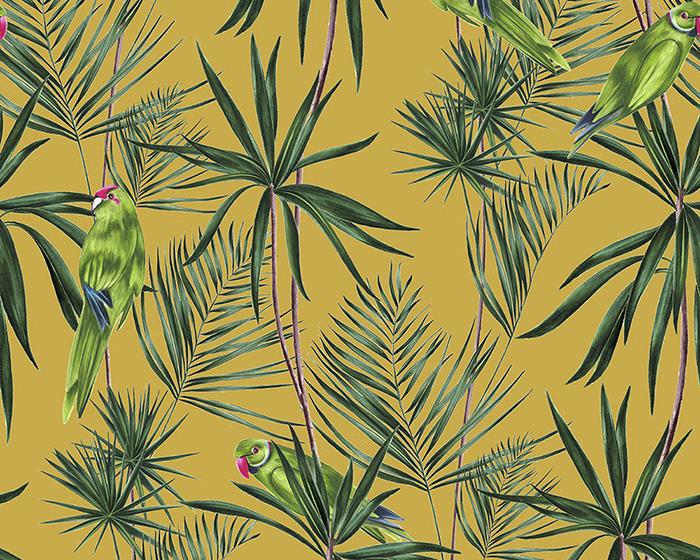 OHPOPSI Paradise Mustard Wallpaper WLD53126W