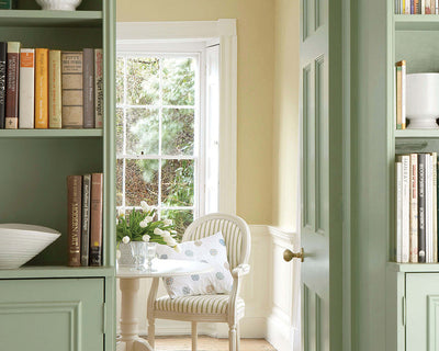 Little Greene White Lead 74 Paint in a home