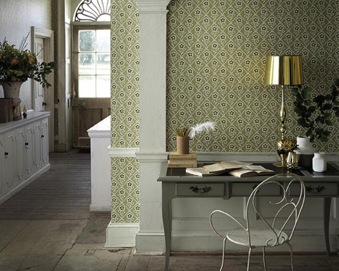 Little Greene Whitehall Cedar 0248WHCEDAR Wallpaper