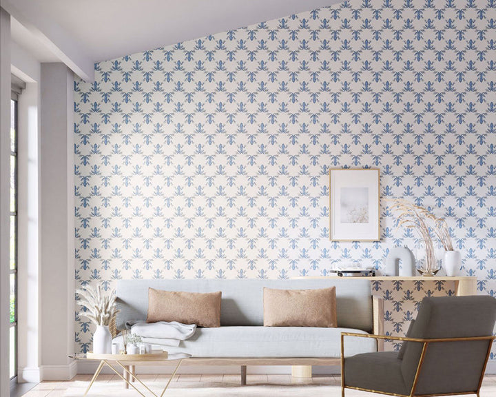 Harlequin Wood Frog Wallpaper in a living space