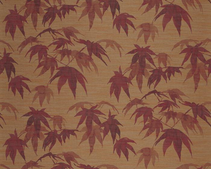 Zoffany Acer Red Wood/Teal 312496 Wallpaper