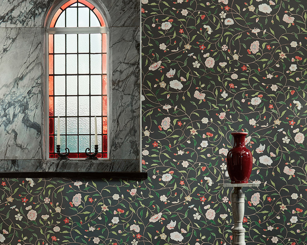 Zoffany Henrietta's Trail Wallpaper in a room