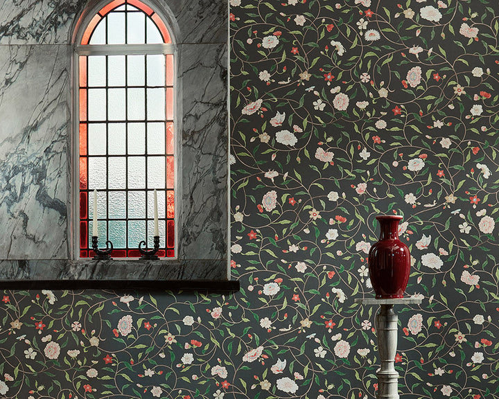 Zoffany Henrietta's Trail Wallpaper in a room