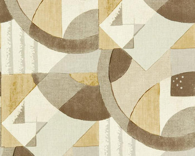 Zoffany Abstract 1928 Taupe 312889 Wallpaper
