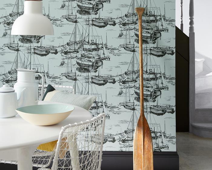 Little Greene Zingara Delft 0290ZIDELFT Wallpaper