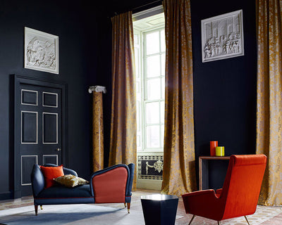 Zoffany ink paint on living room walls