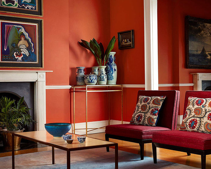 Zoffany Koi Carp on sitting room walls