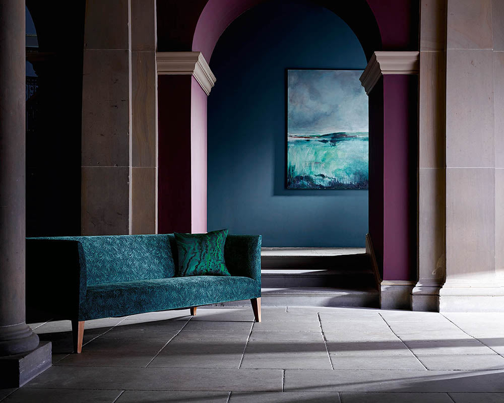 Zoffany Prussian Paint on walls in background