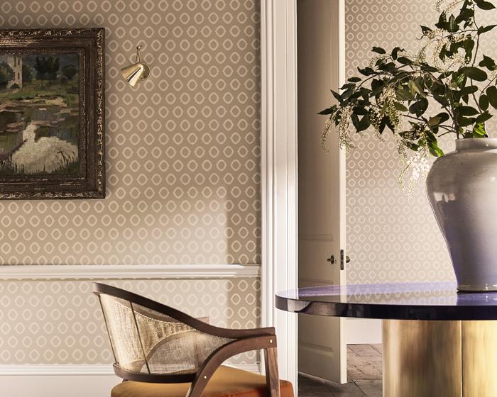 Zoffany Tallulah Plain Antique Copper 312963 Wallpaper