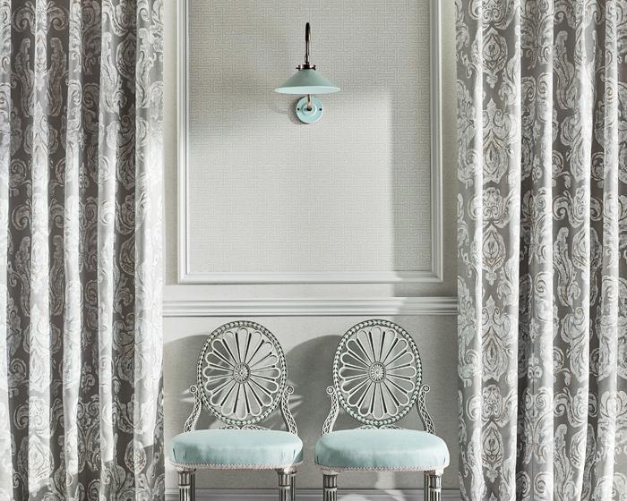 Zoffany Ormonde Key Elephant Grey 312937 Wallpaper