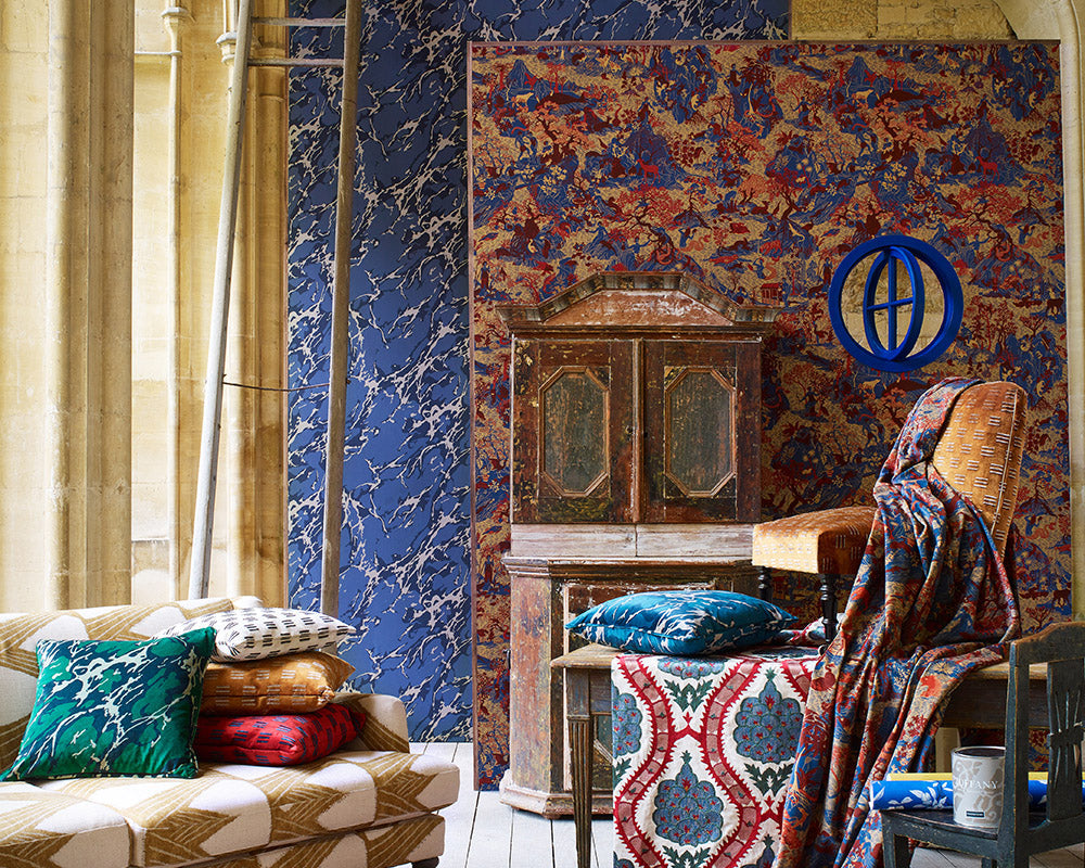 Zoffany Avalonis Wallpaper in a room
