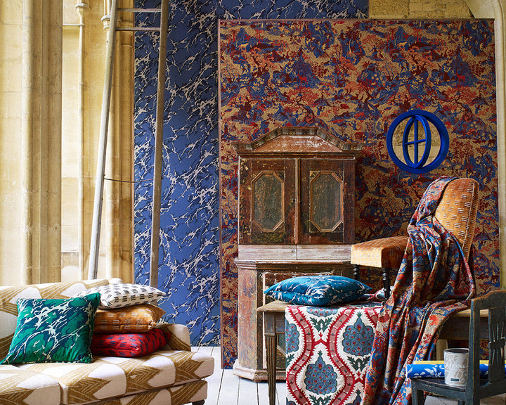 Zoffany Avalonis Wallpaper in a room