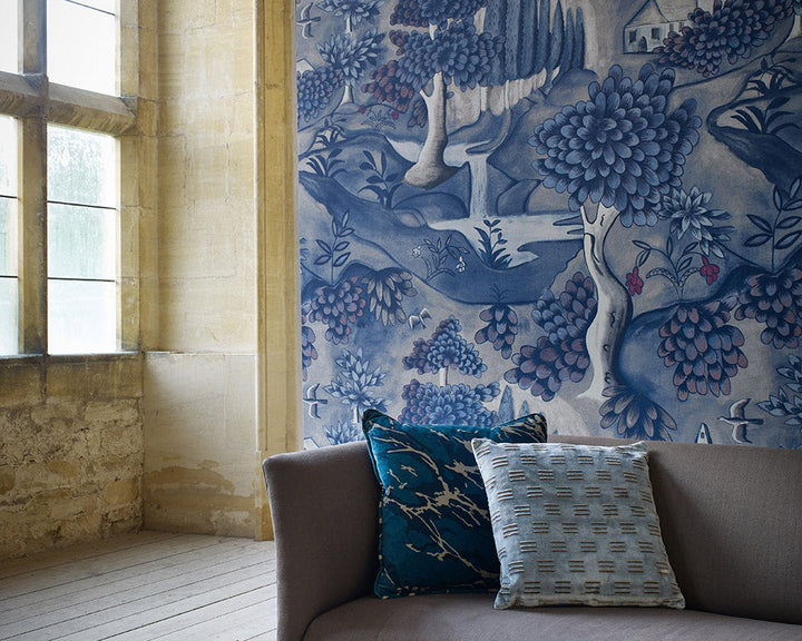 Zoffany Verdure Wallpaper on a wall