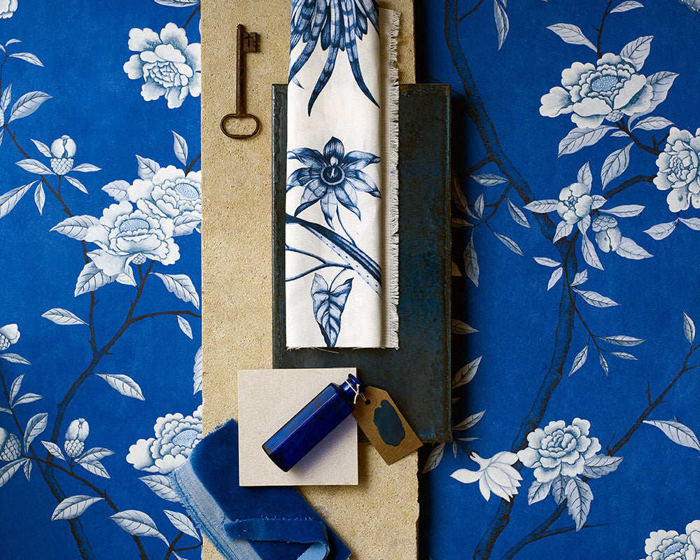 Zoffany Nostell Priory Wallpaper in a display