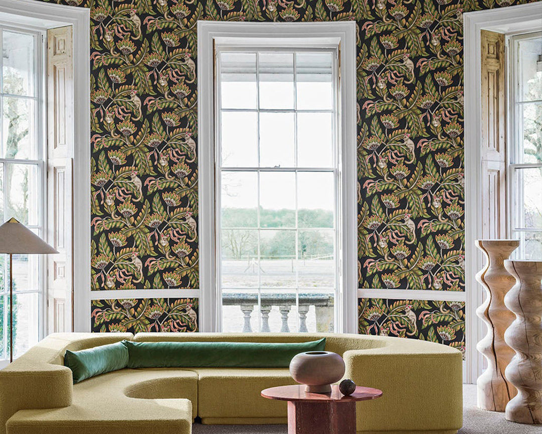 Cole & Son Bush Baby Wallpaper