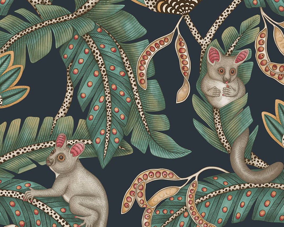 Cole & Son Bush Baby Wallpaper