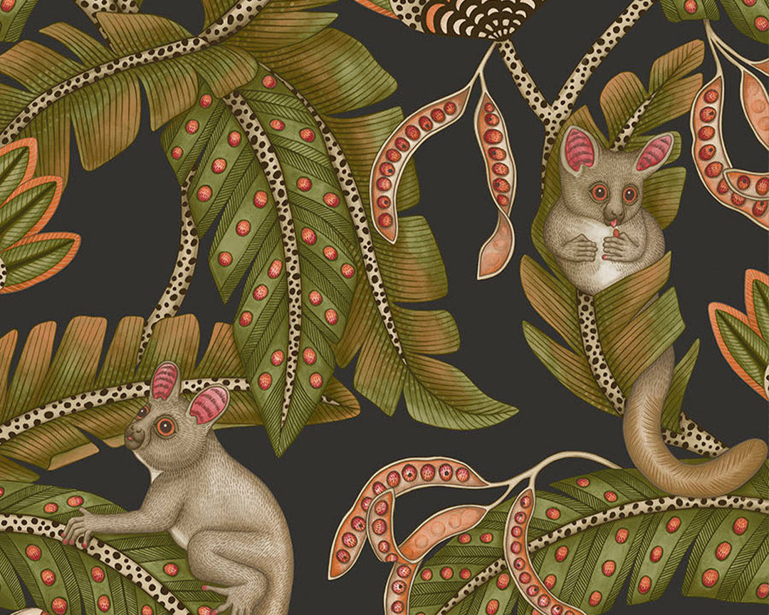 Cole & Son Bush Baby Wallpaper