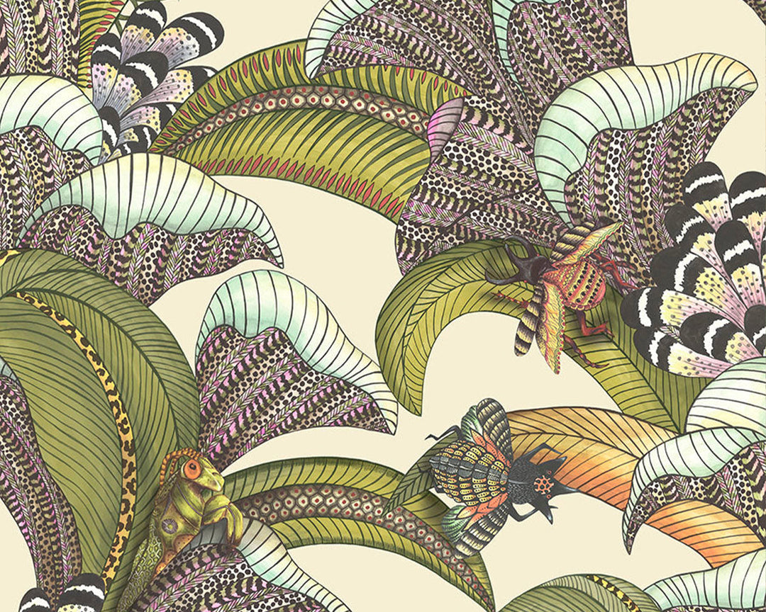 Cole & Son Hoopoe Leaves Wallpaper 1001