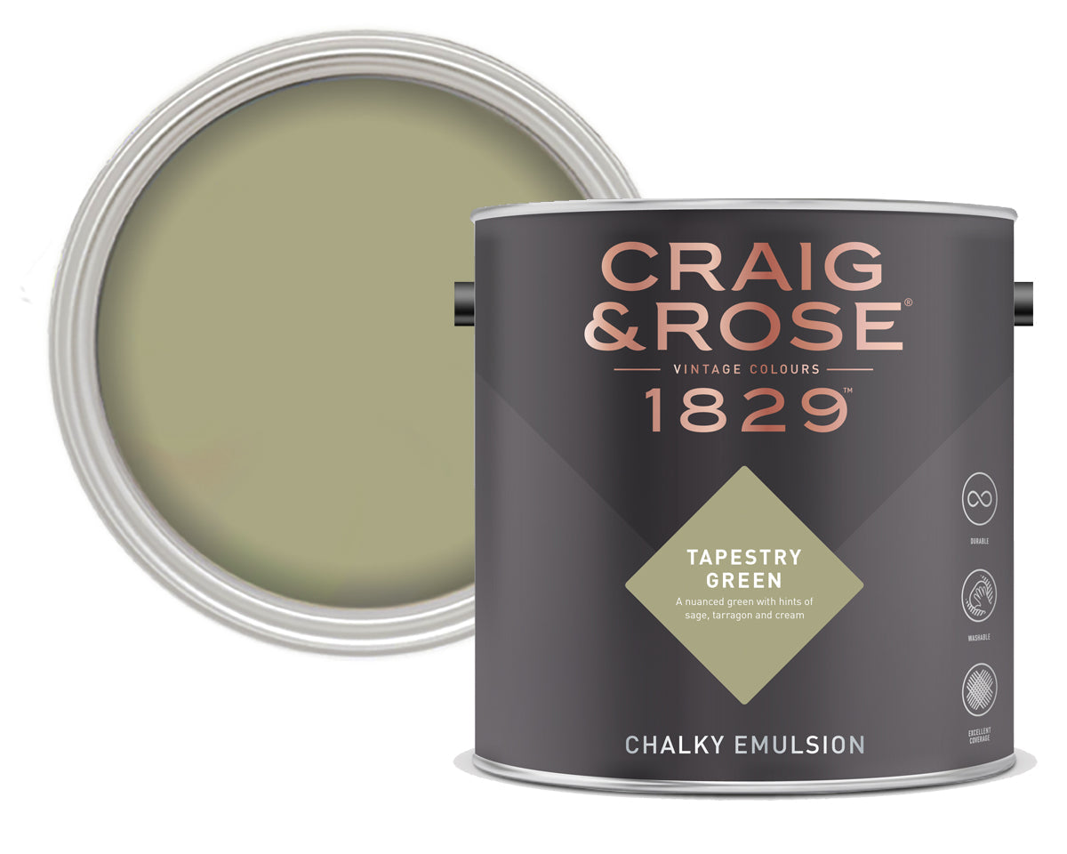 Craig & Rose Tapestry Green Paint