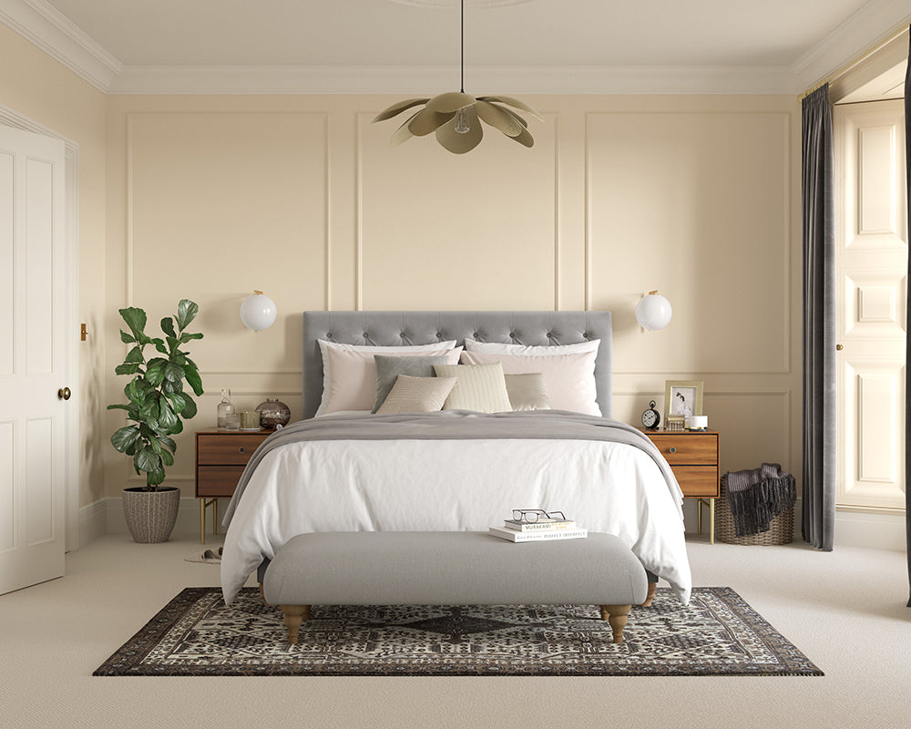 Dulux Heritage Bathstone Beige Bedroom