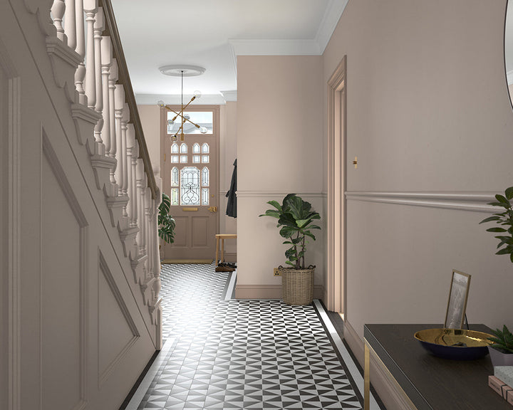 Dulux Heritage Biscuit Beige Paint in Hallway