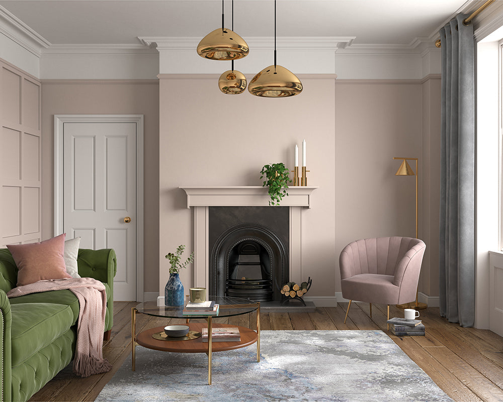 Dulux Heritage Biscuit Beige Paint in Living Room