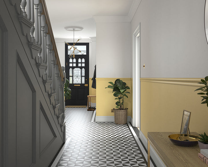 Dulux Heritage Butter Cup Paint in Hallway