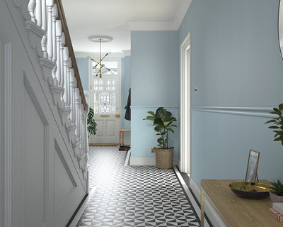 Dulux Heritage Copenhagen Blue Paint in Hallway