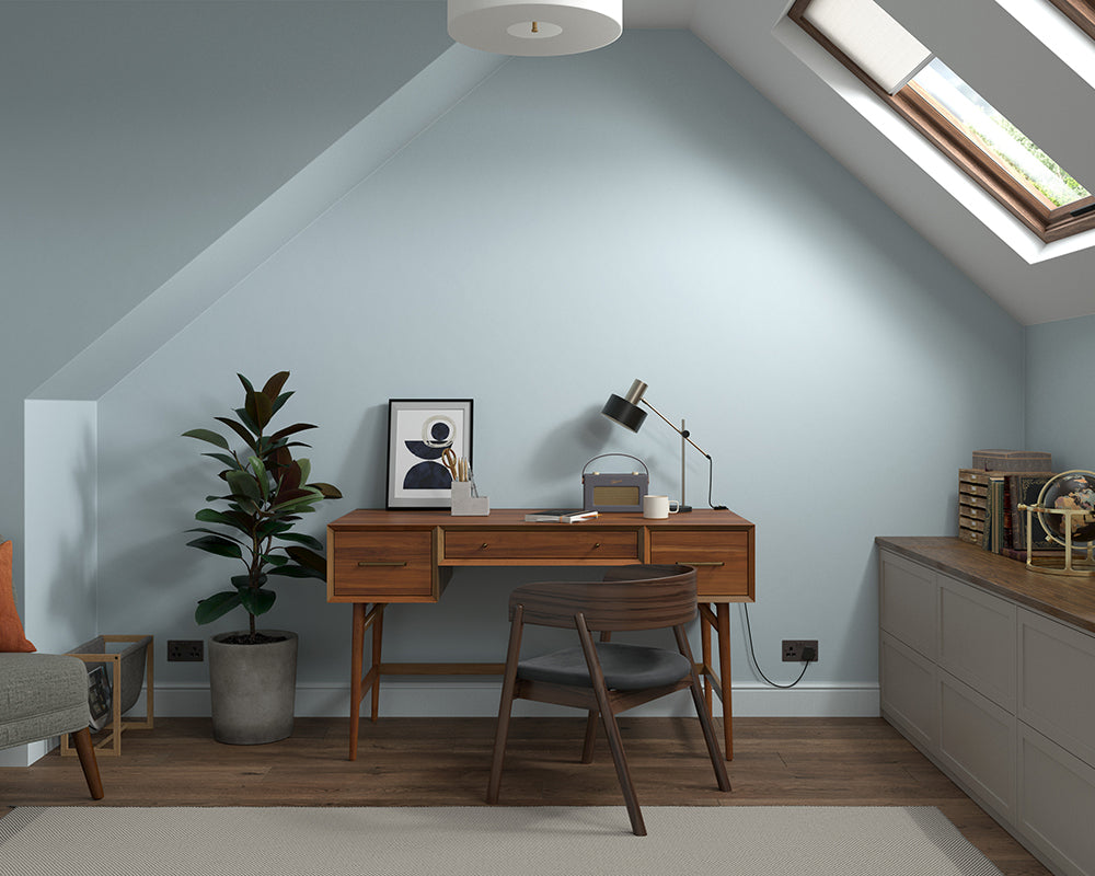 Dulux Heritage Country Sky Paint in Home Office