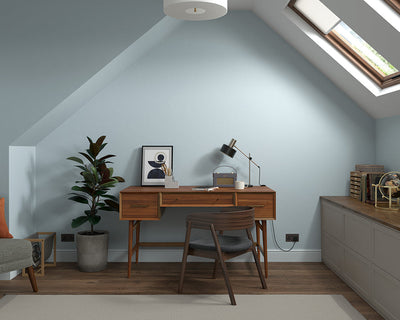 Dulux Heritage Country Sky Paint in Home Office