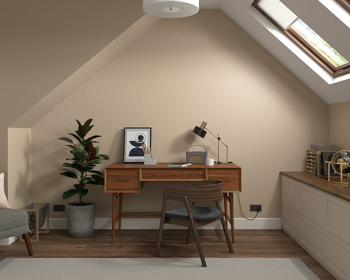 Dulux Heritage Dark Stone Paint in Home Office