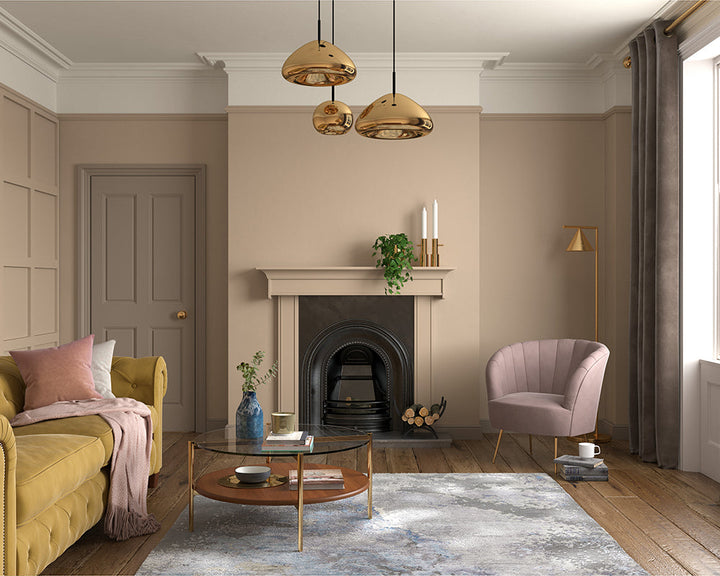 Dulux Heritage Dark Stone Paint in Living Room