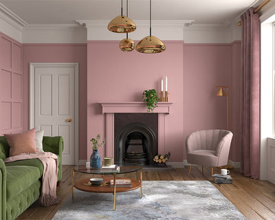 Dulux Heritage DH Blossom Paint in Living Room