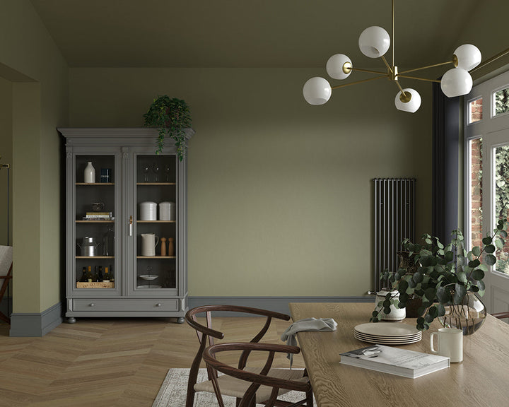 Dulux Heritage DH Drab Paint in Dining Room