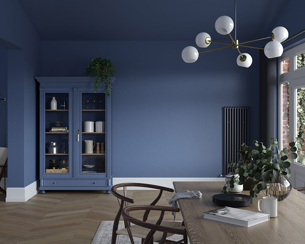 Dulux Heritage DH Indigo Paint in Dining Room