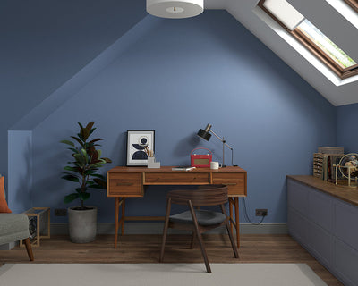 Dulux Heritage DH Indigo Paint in Home Office