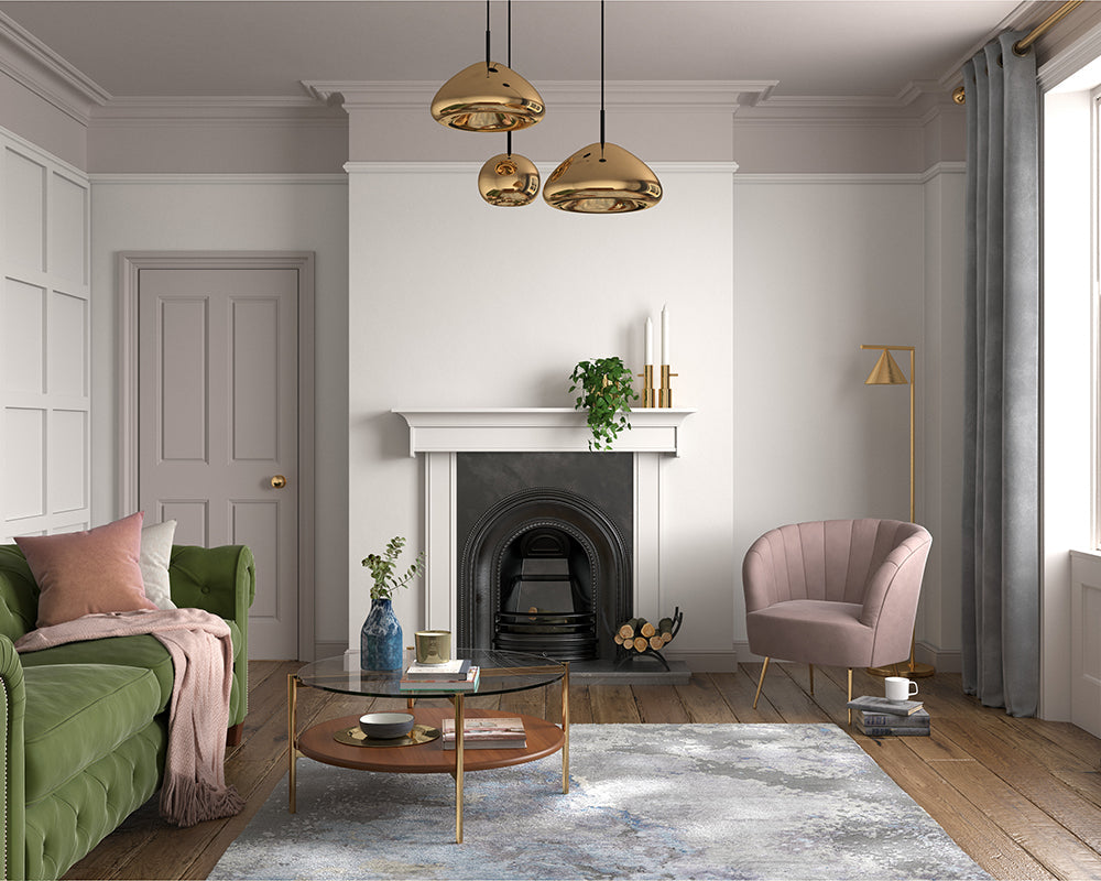 Dulux Heritage DH Linen Colour Paint in Living Room