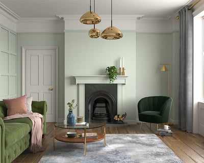 Dulux Heritage DH Pearl Colour Paint in Living Room