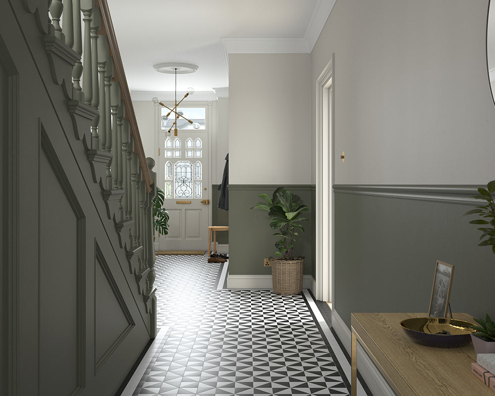 Dulux Heritage DH Slate Paint in Hallway