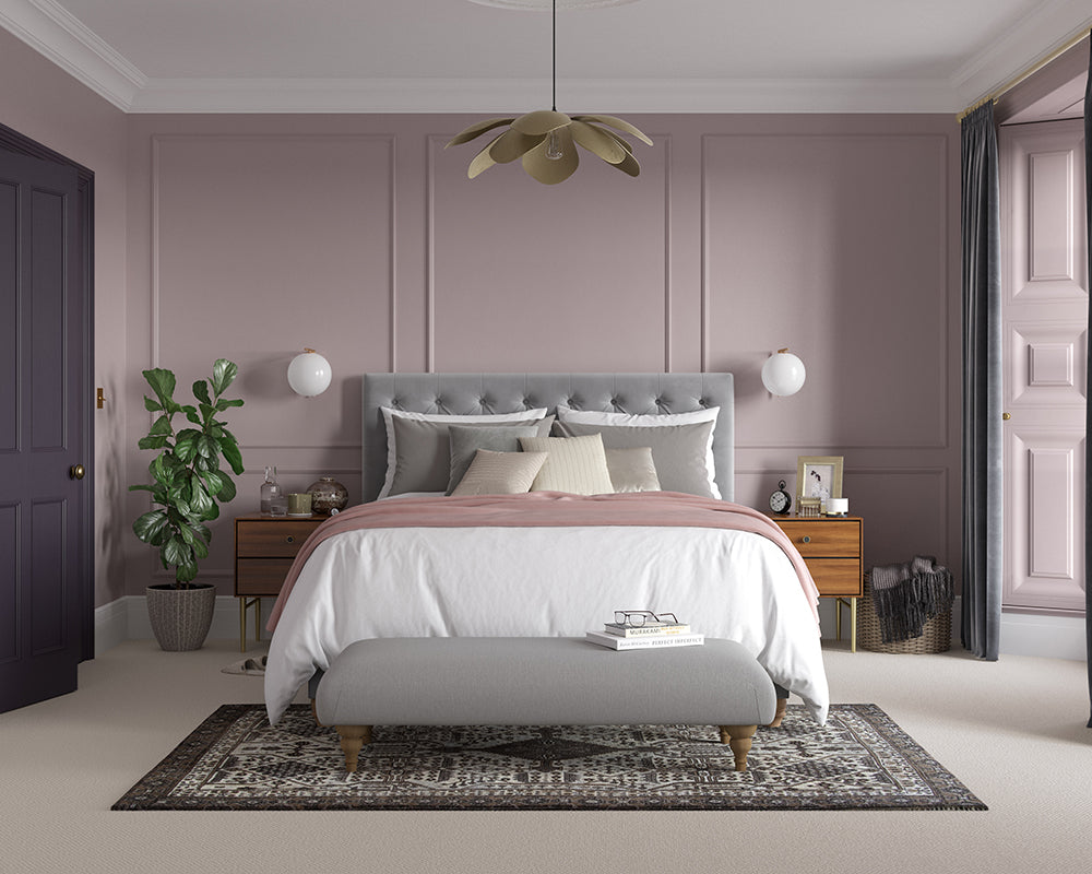 Dulux Heritage Dusted Heather Bedroom