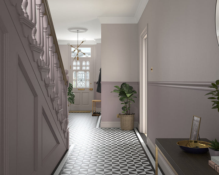 Dulux Heritage Dusted Heather Paint in Hallway