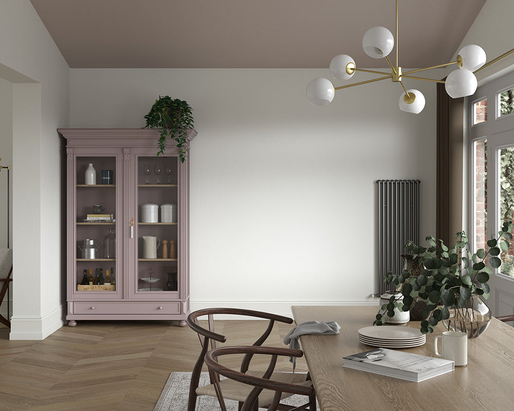 Dulux Heritage Edelweiss White Paint in Dining Room