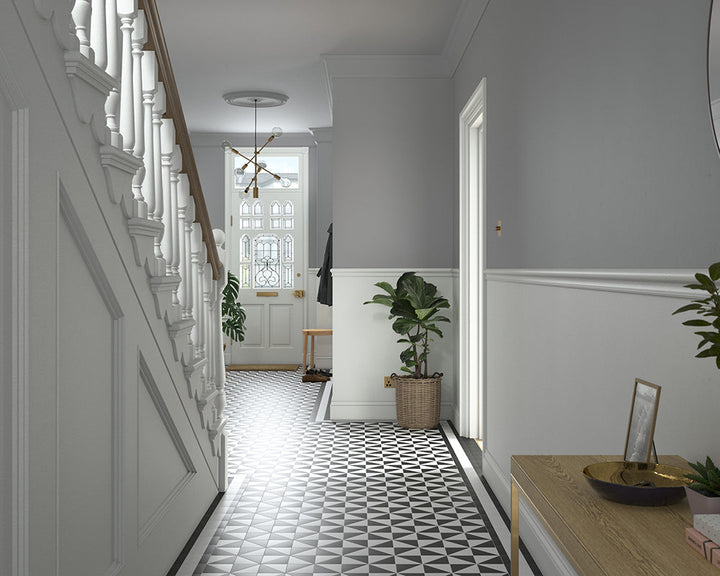 Dulux Heritage Edelweiss White Paint in Hallway