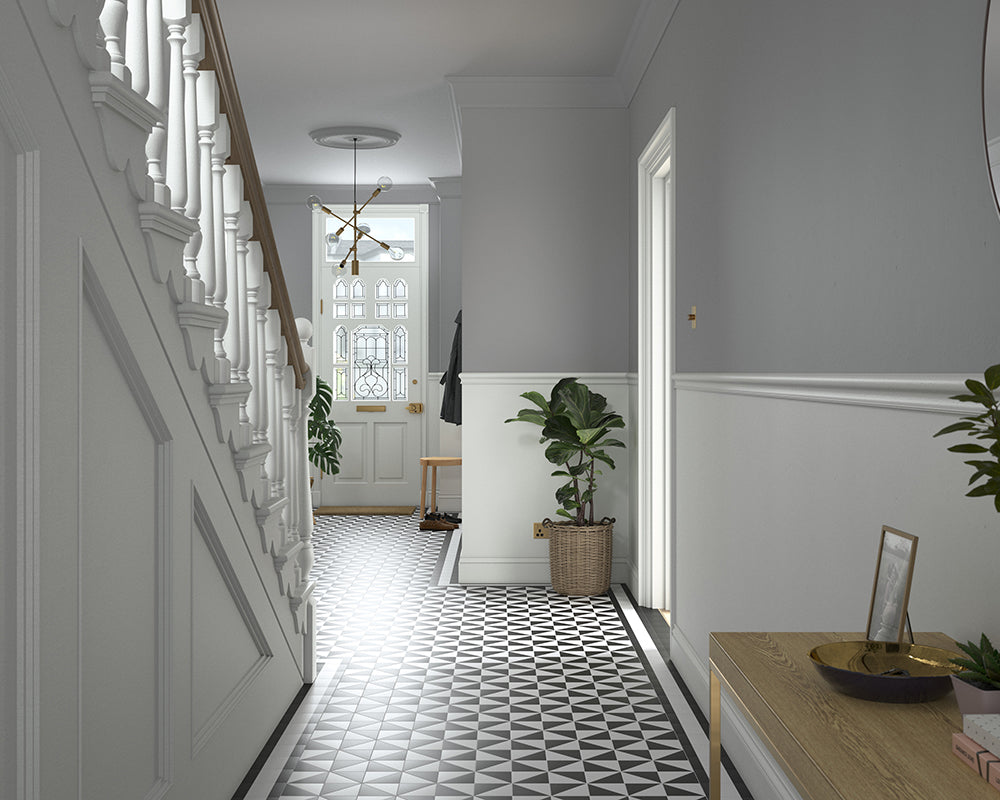 Dulux Heritage Edelweiss White Paint in Hallway