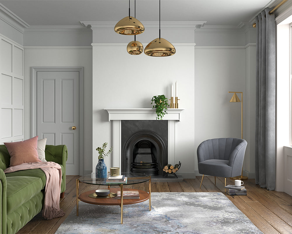 Dulux Heritage Edelweiss White Paint in Living Room
