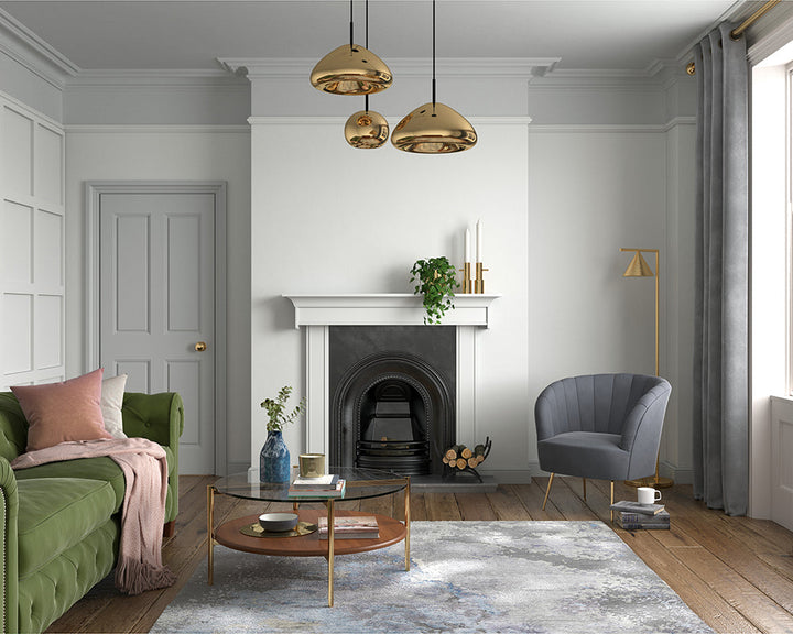 Dulux Heritage Edelweiss White Paint in Living Room