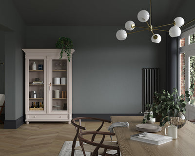 Dulux Heritage Forest Grey Paint in Dining Room