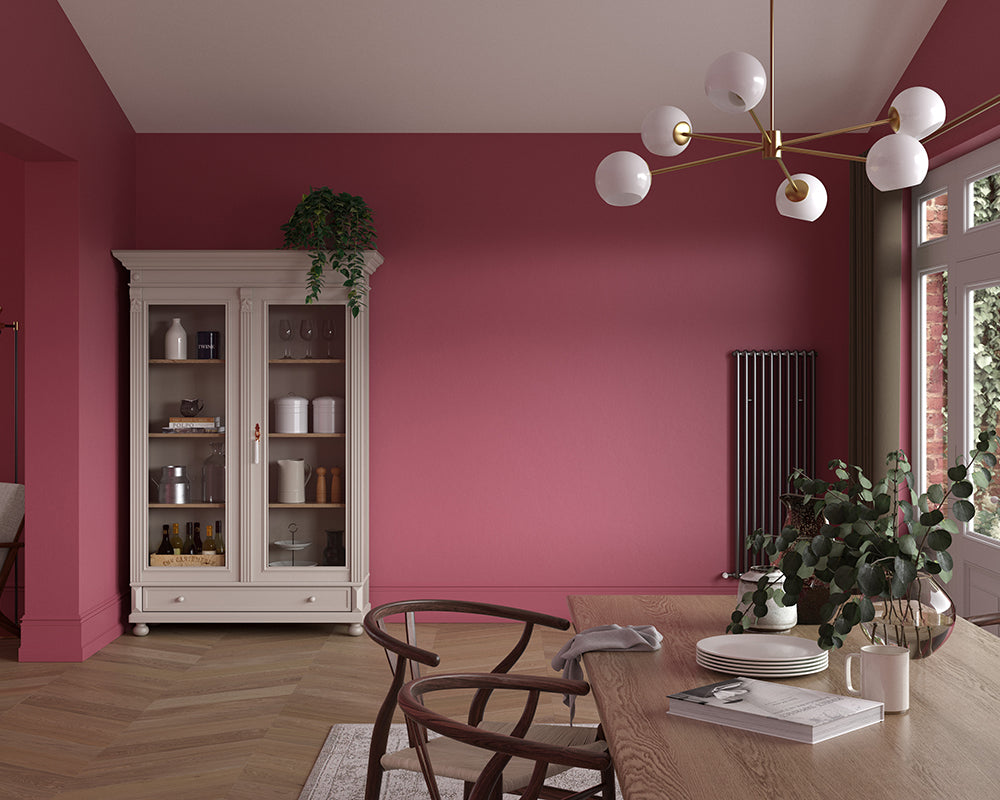 Dulux Heritage Fitzrovia Red Paint in Dining Room
