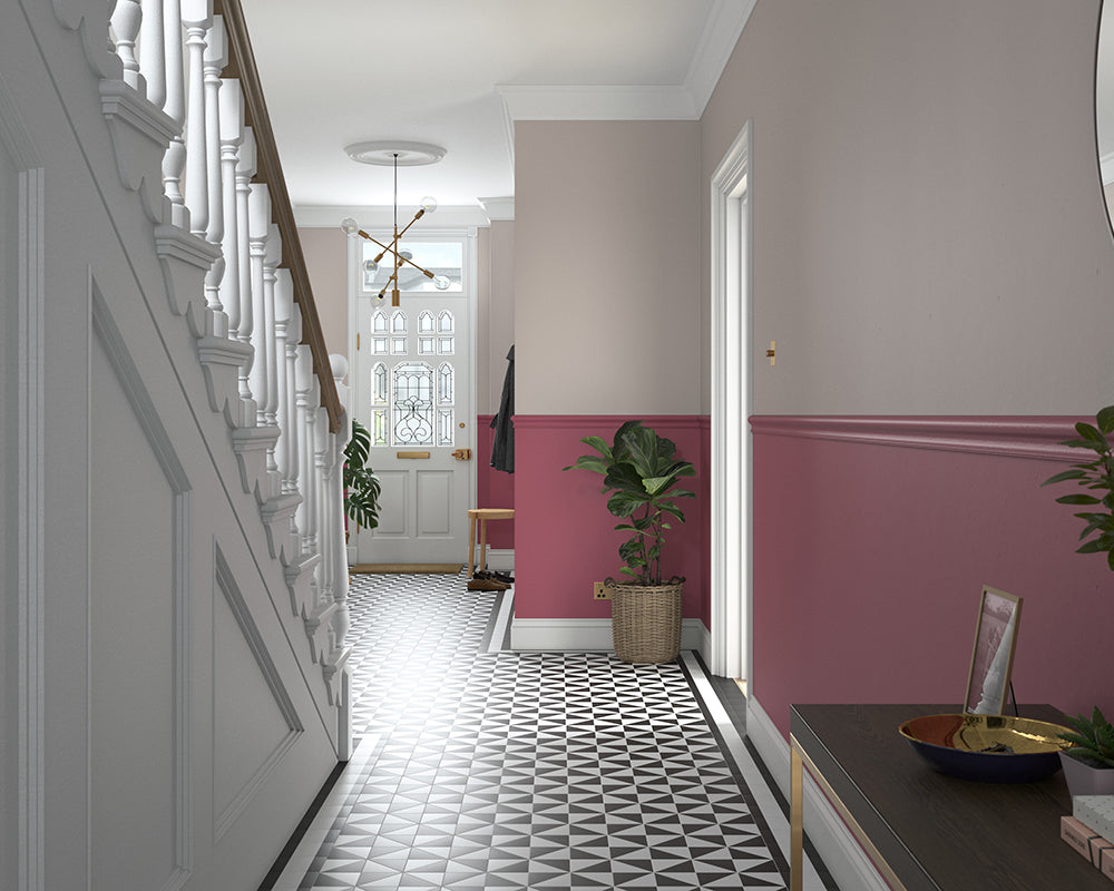 Dulux Heritage Fitzrovia Red Paint in Hallway