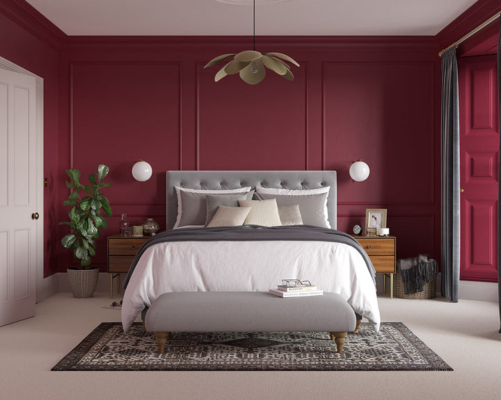 Dulux Heritage Florentine Red Bedroom